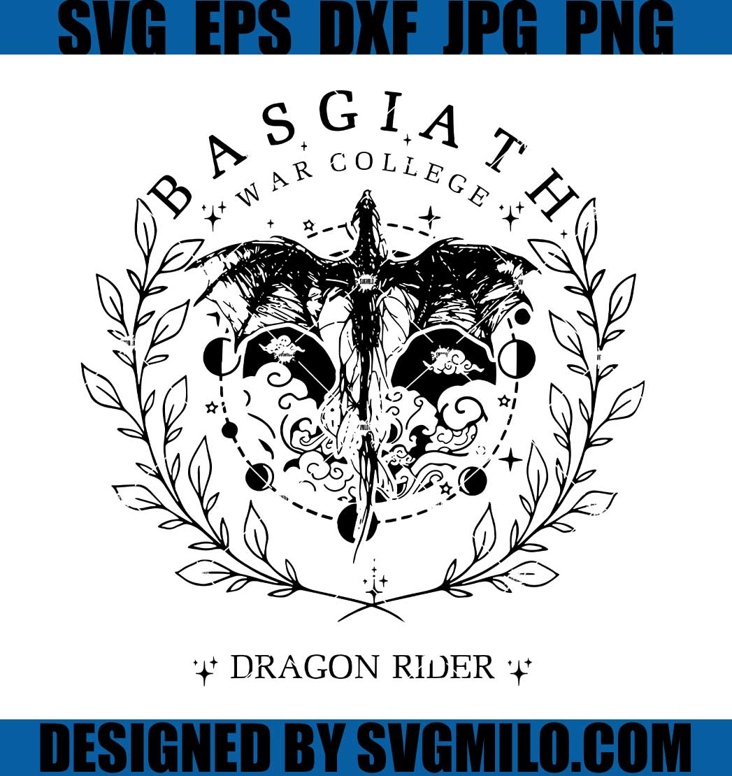 Basgiath SVG, Rebecca Yarros SVG, Fourth Wing SVG, Xaden Riorson, Dragon Rider SVG