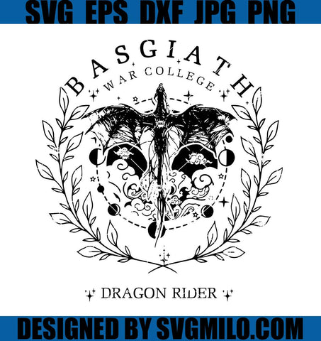 Basgiath SVG, Rebecca Yarros SVG, Fourth Wing SVG, Xaden Riorson, Dragon Rider SVG