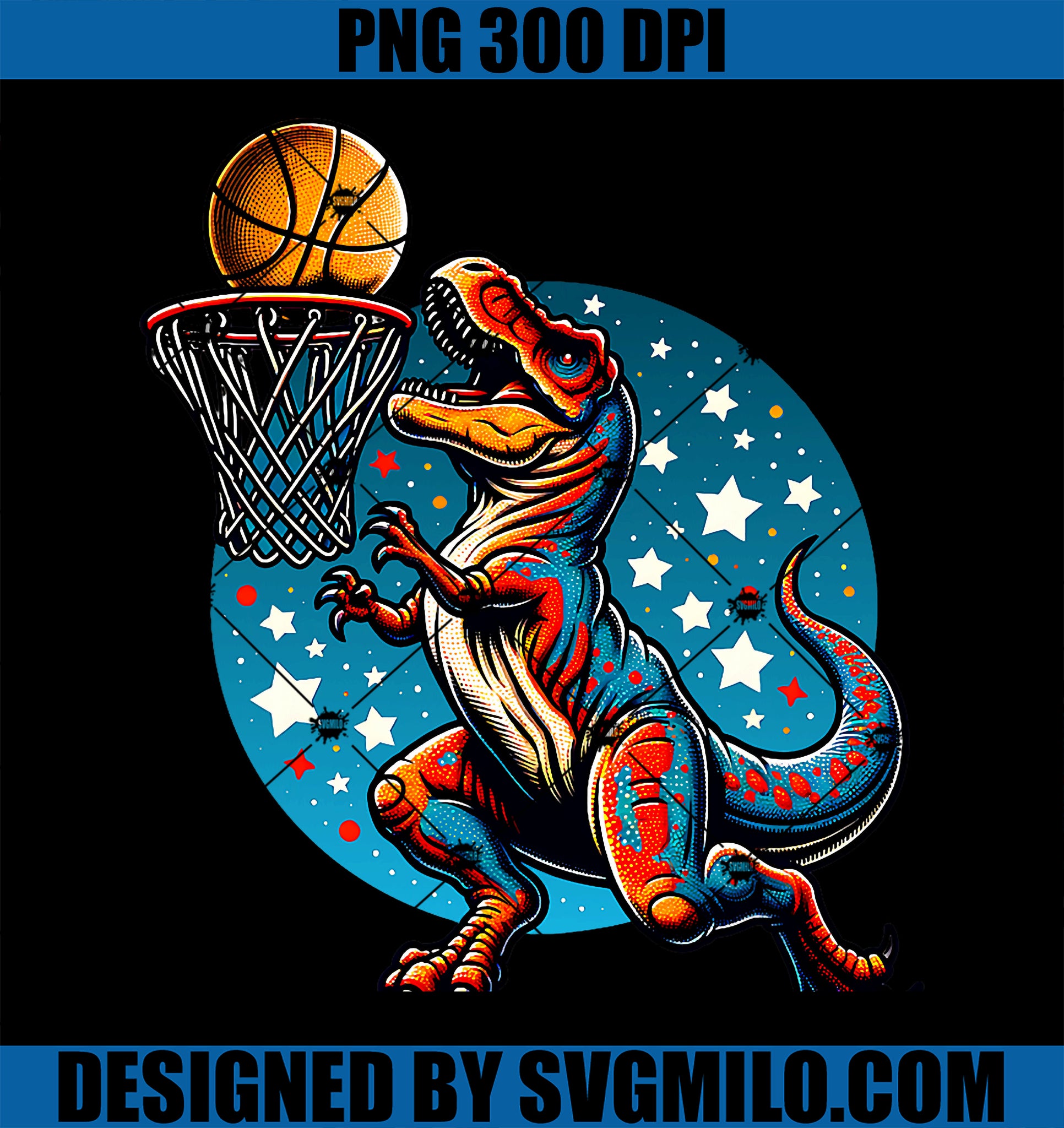 Basketball Player T-Rex Dinosaur PNG