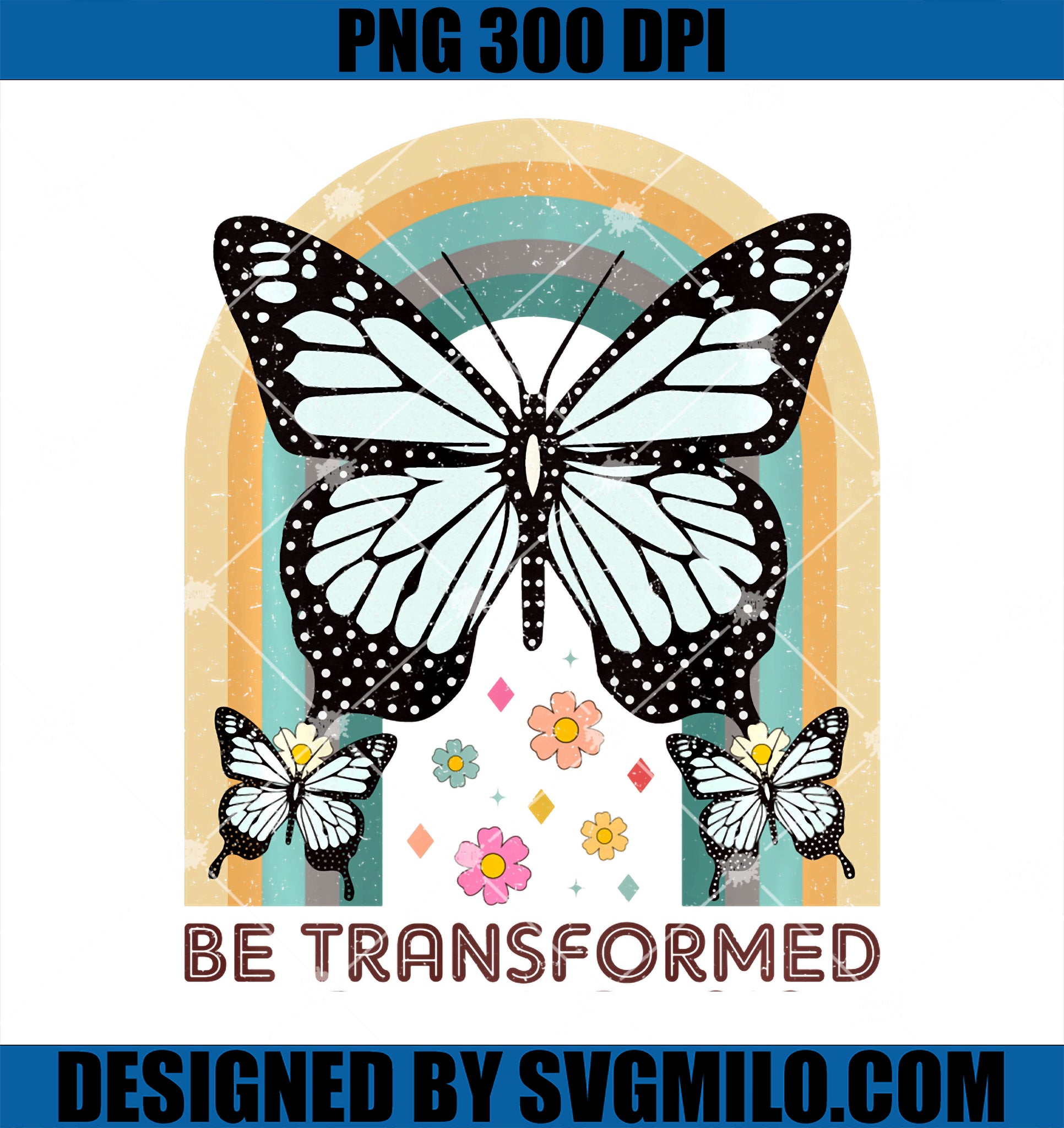 Be Transformed Romans 122 Inspirational PNG