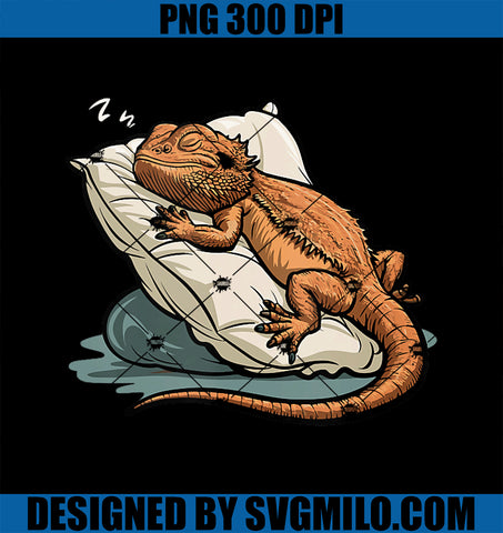 Bearded Dragon Lizard Lover PNG, Funny Breaded Dragon PNG