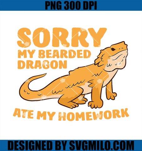 Bearded Dragon School My Bearded Dragon Ate My Homework PNG