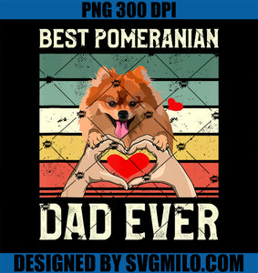 Best Pomeranian Dad Ever Pomeranians Toy German Spitz PNG