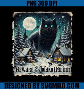 Beware The Jolakotturinn Yule Cat Icelandic Christmas Norse PNG