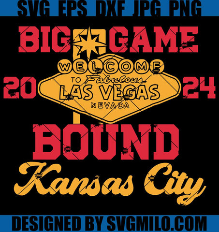 Big Game Bound SVG, Afc Championships Kansas City Chiefs SVG