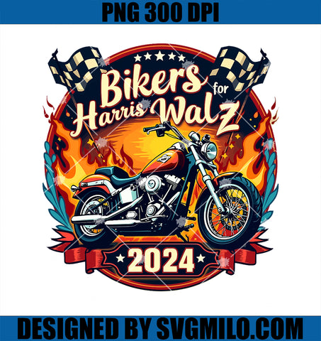 Bikers For Kamala Harris Making 2024 Motorcycle For Harris PNG