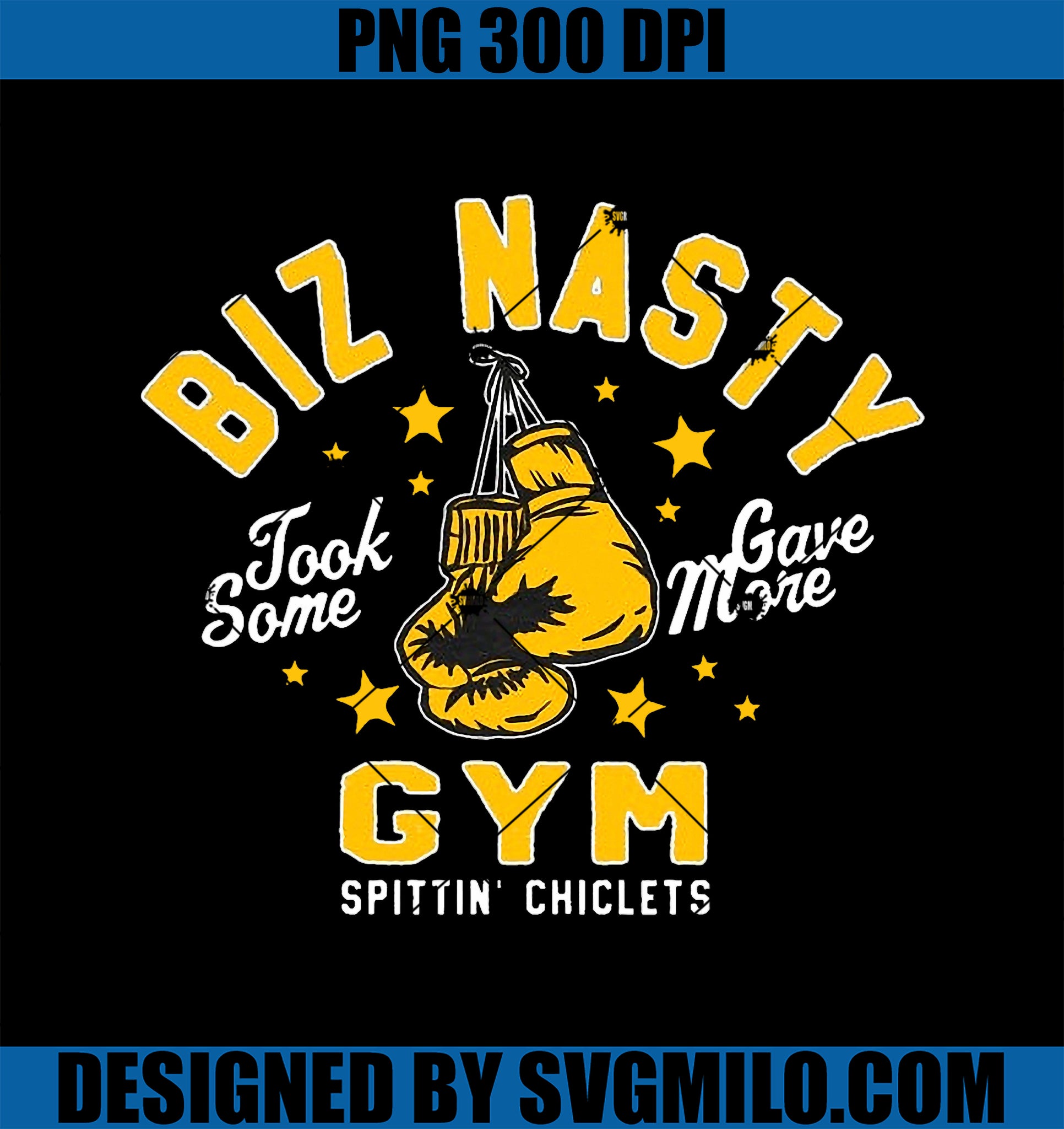 Biz Nasty Took Some Gave More Gym Spittin’ Chiclets PNG