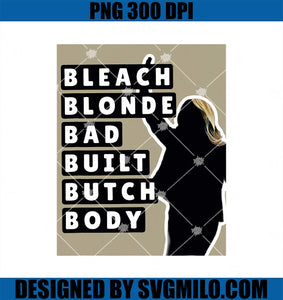 Bleach Blonde Bad Built Butch Body PNG