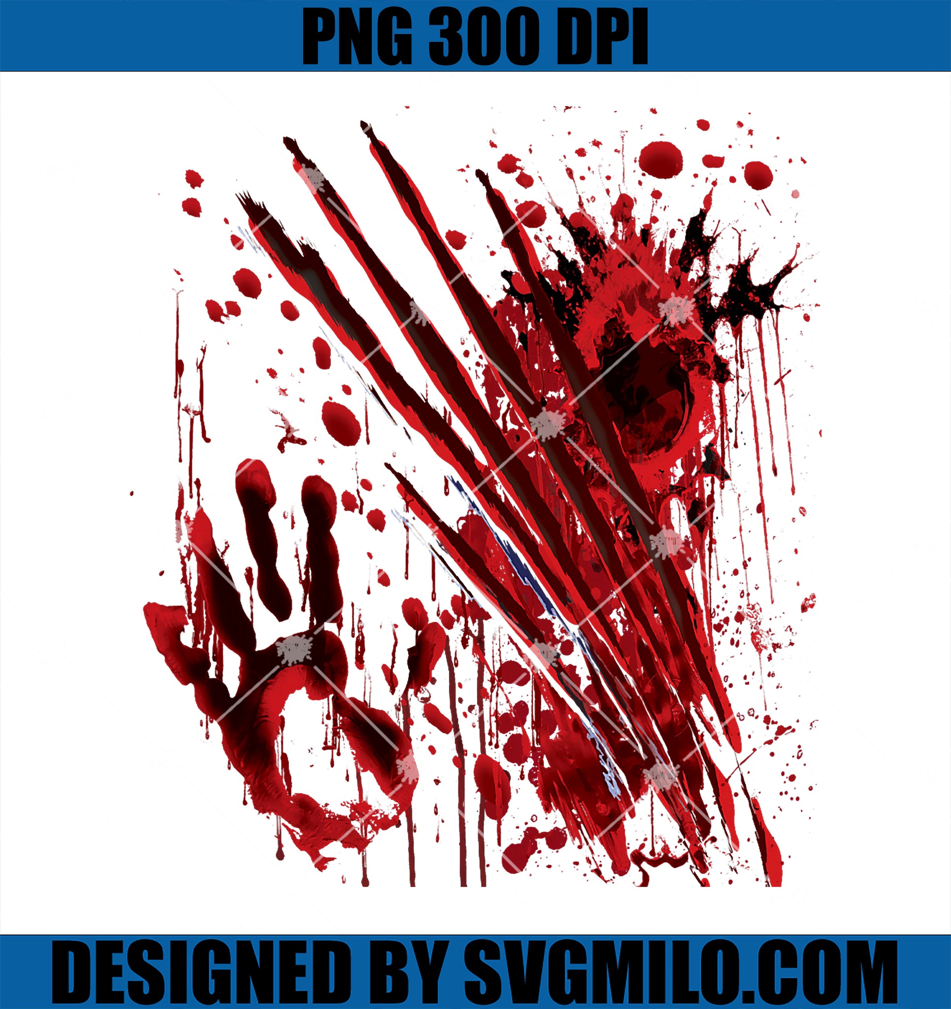 Blood Shirt Bloody Splatter PNG, Halloween Blood Stained PNG