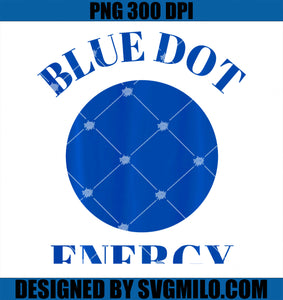 Blue Dot Energy Democrat Vote Blue 2024 PNG