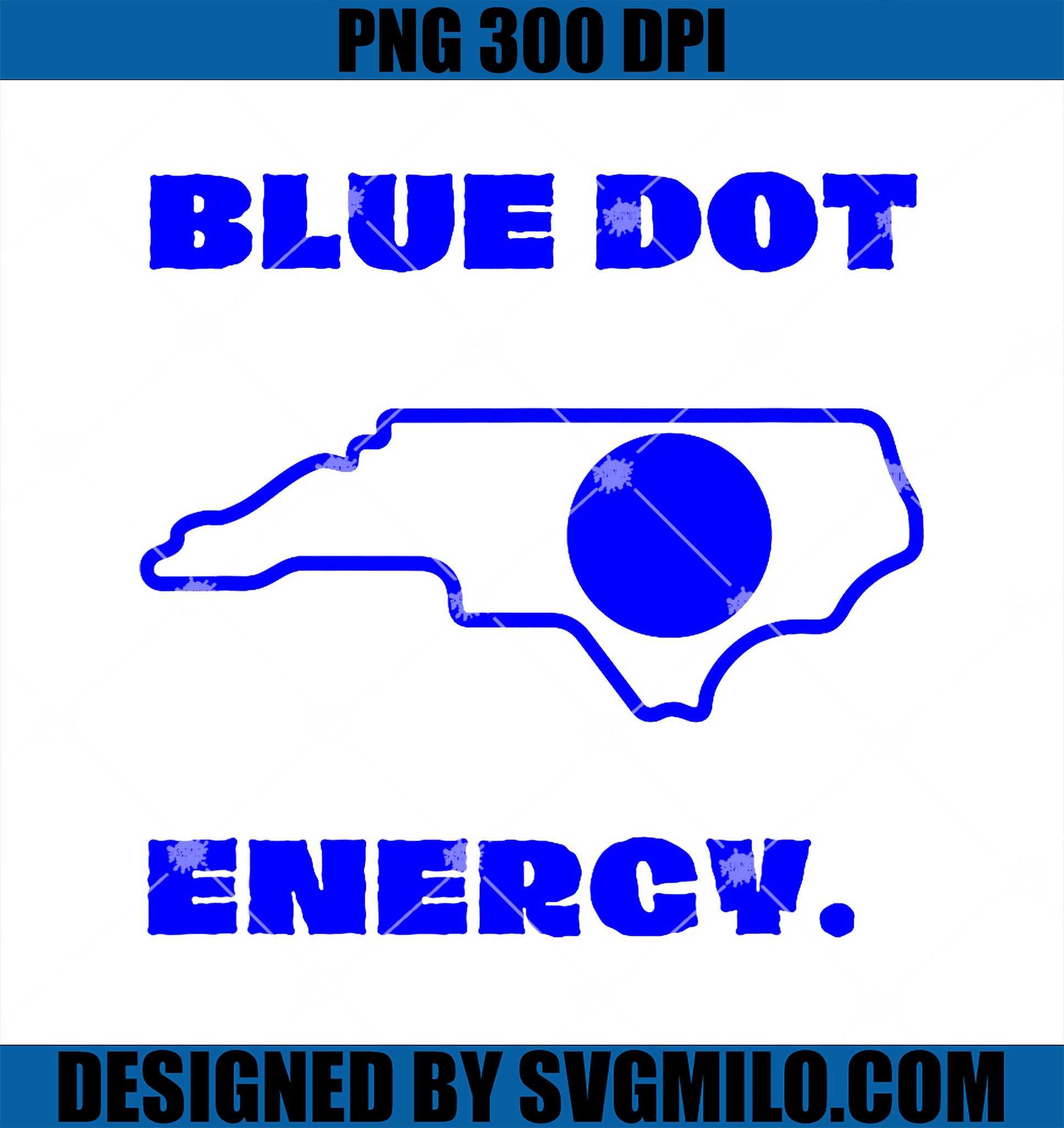 Blue Dot in a Red State North Carolina Vote Kamala Harris PNG