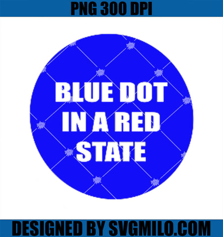 Blue Dot in a Red State PNG, Nebraska Vote Kamala Harris Walz PNG