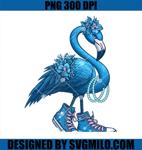 Blue Flamingo With Chucks And Pearls PNG, Kamala PNG