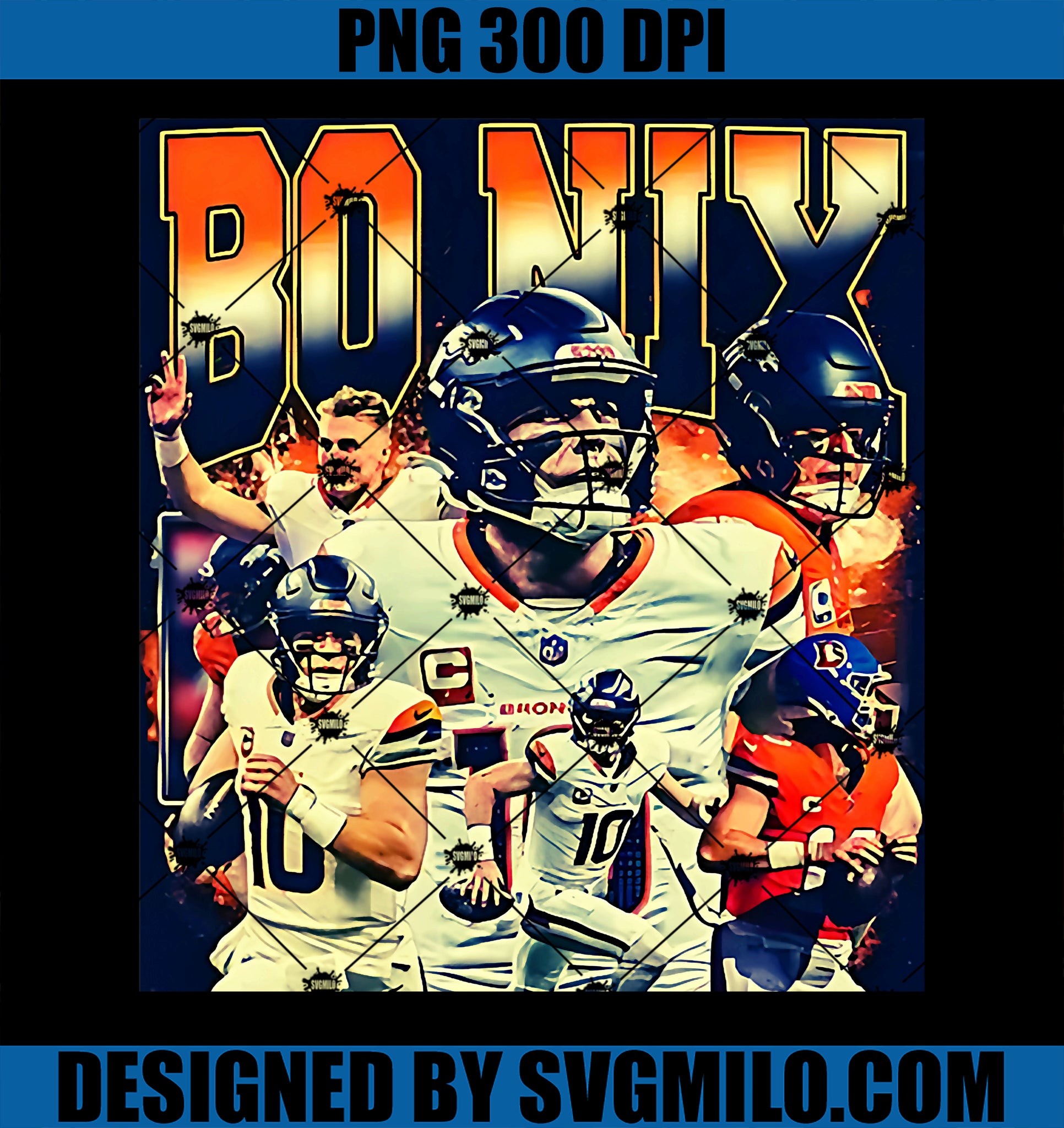 Bo Graphic Custom Nix Vintage Denver PNG