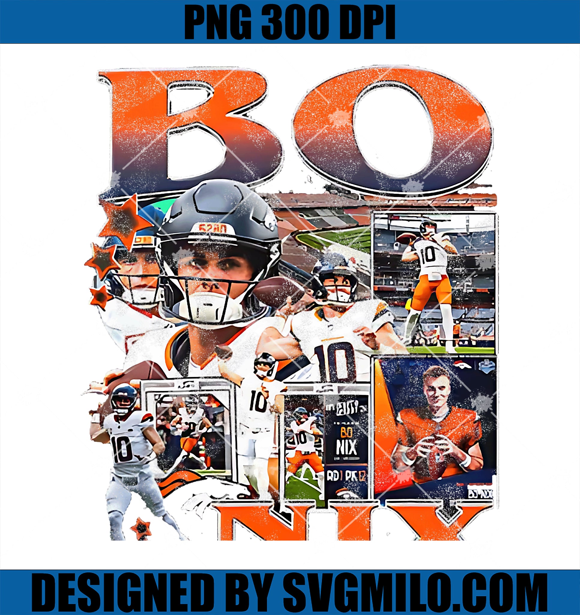 Bo Graphic Nix Vintage Denver PNG