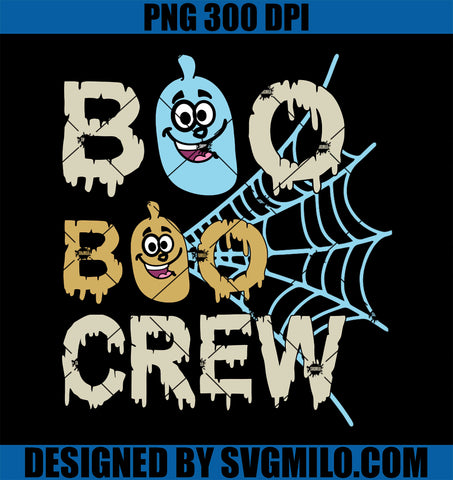 Boo Boo Crew Halloween Print PNG, Boo Cute Crew PNG