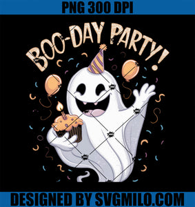 Boo-Day Party Cute Ghost Birthday Celebration Long Sleeve T-Shirt