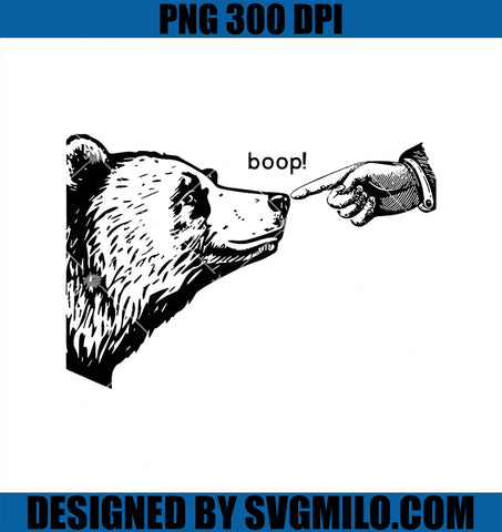 Boop Bear PNG, Funny Bear PNG