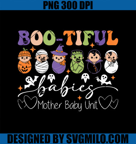 Bootiful Babies Mother Baby Nurse Halloween Postpartum Nurse PNG