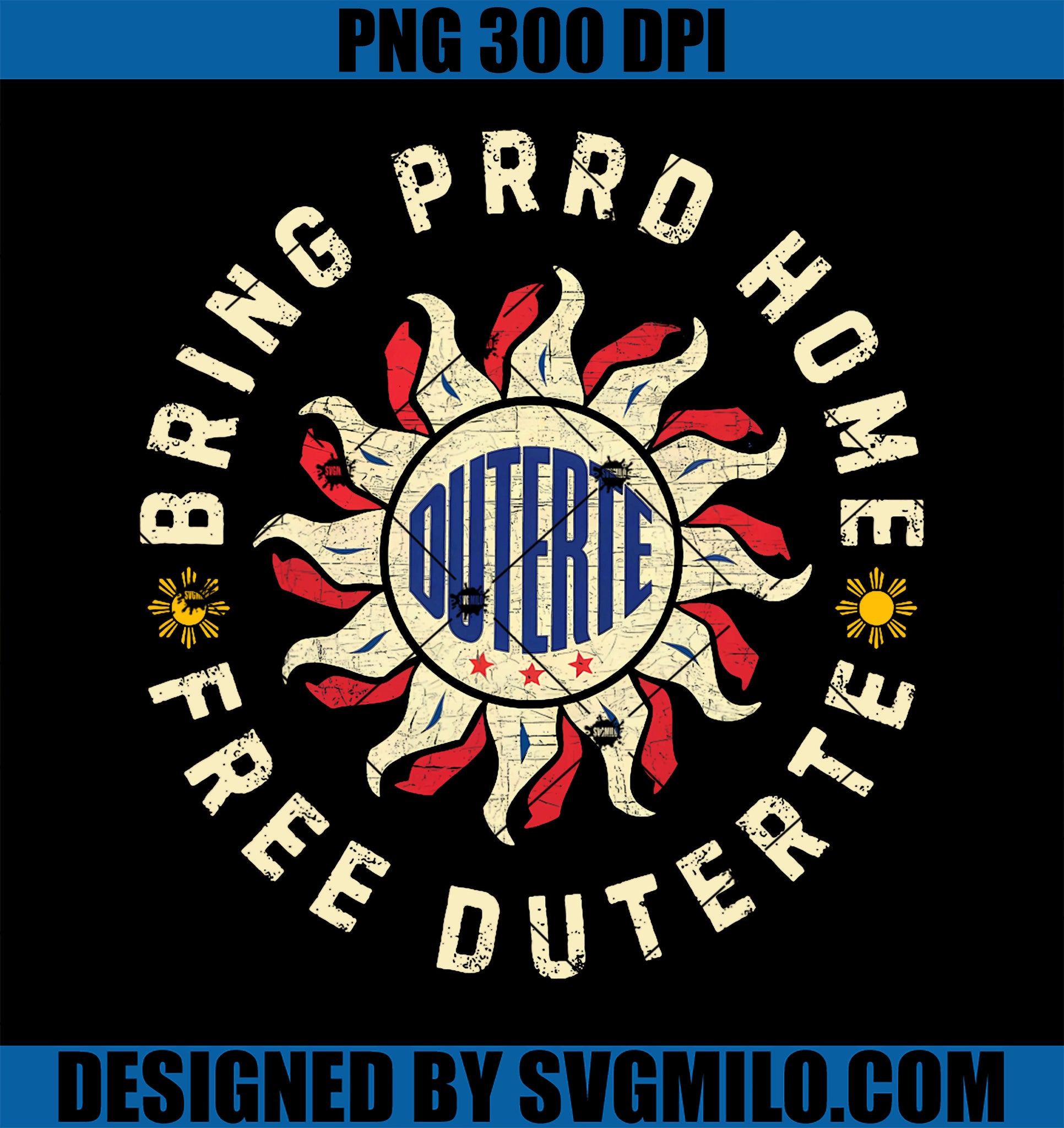 Bring PRRD Home PNG, I Stand With Duterte Free PRRD Support DU30 PNG