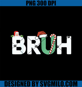 Bruh Christmas PNG, Xmas PNG