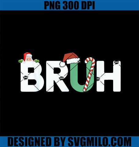 Bruh Christmas PNG, Xmas PNG