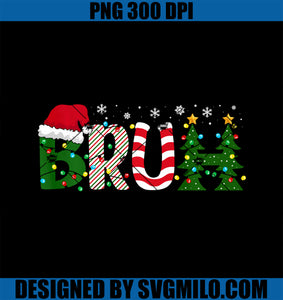 Bruh Funny Christmas PNG, Meme Bruh Xmas Lights PNG