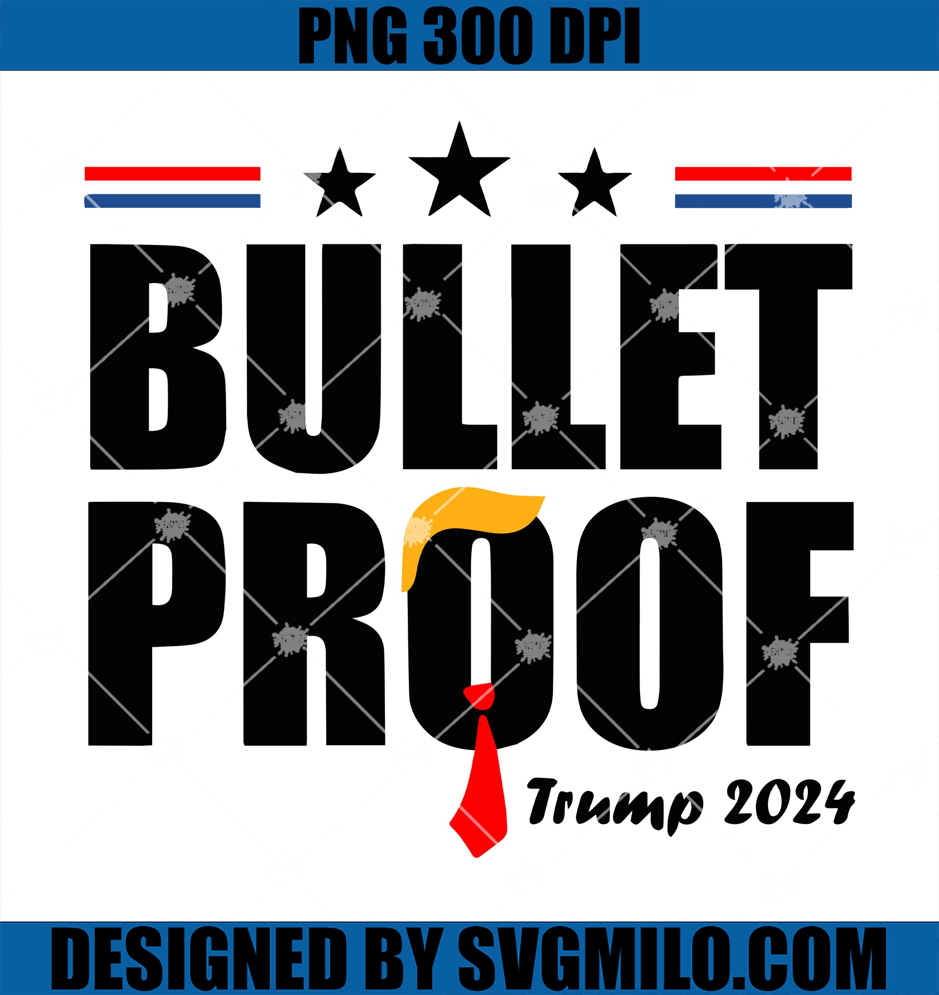 Bullet Proof Trump PNG, Trump Shot Fight PNG