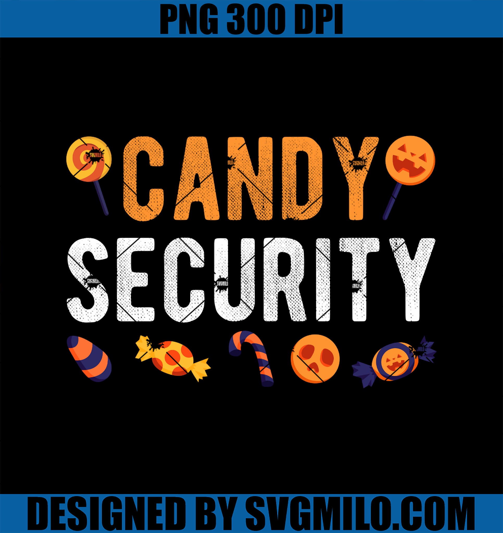 CANDY SECURITY Halloween PNG, Candy Halloween PNG