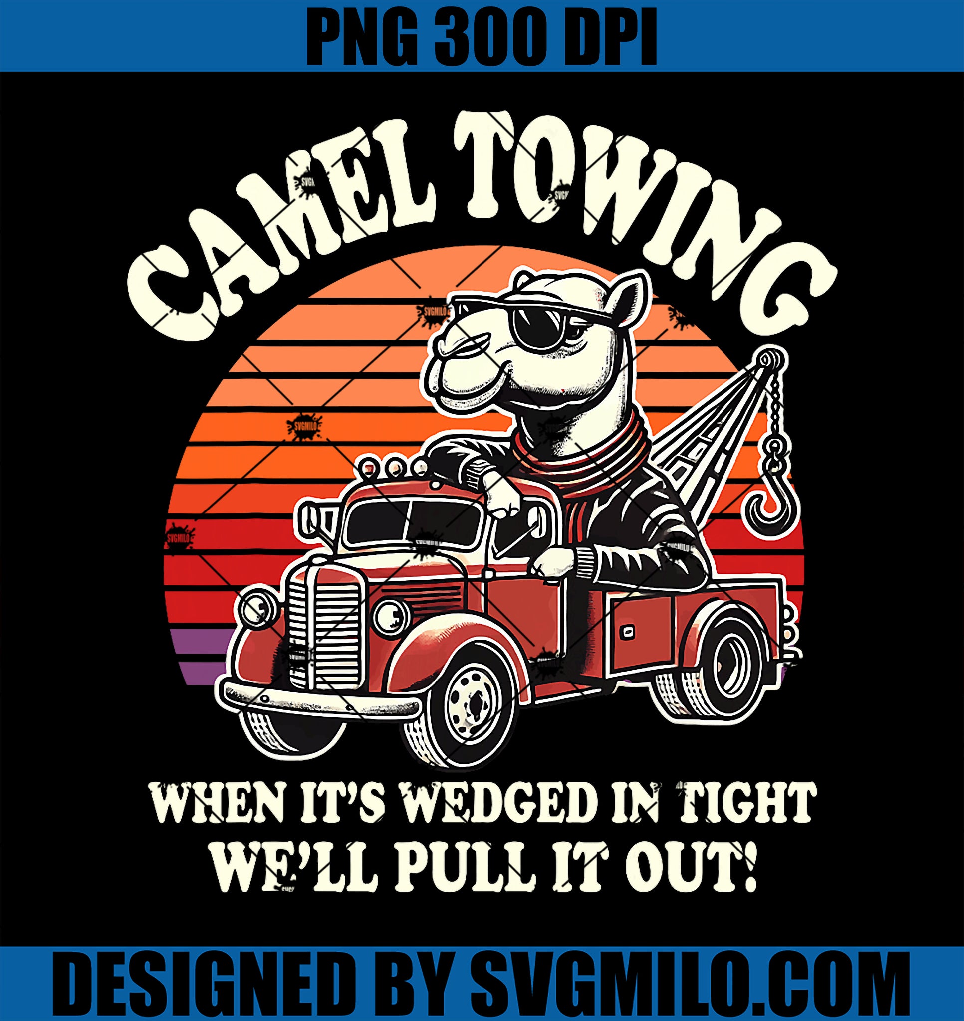 Camel Towing When It_s Wedged In Tight We_ll Pull It Out PNG