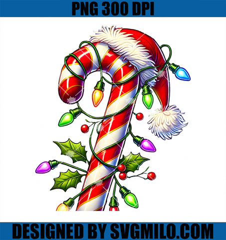 Candy Cane Crew Christmas Light Family Xmas Santa PNG