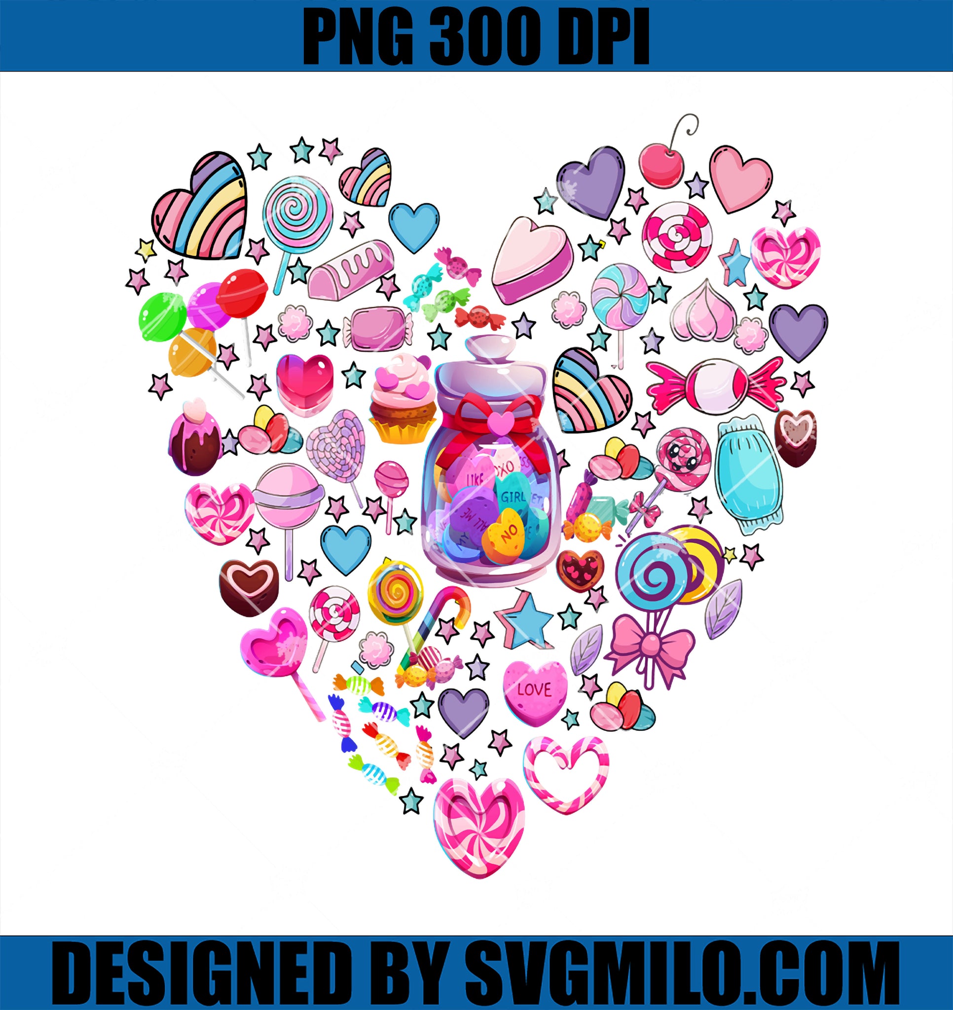 Candy Funny Heart Graphic For Just A Girl Who Loves Candy PNG