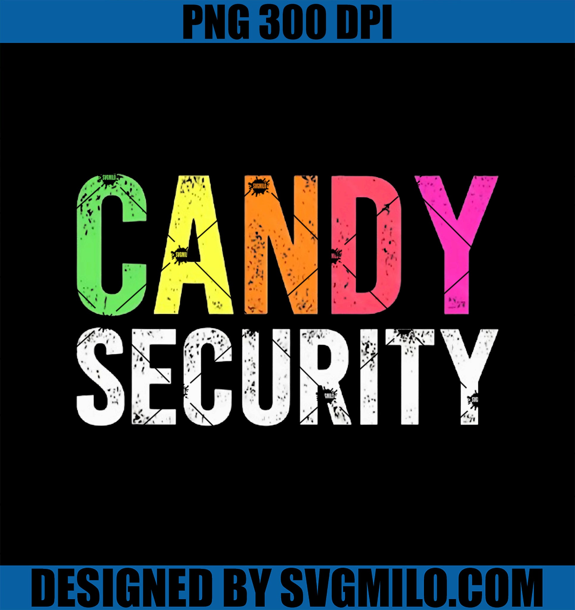 Candy Security PNG, Funny Halloween Party PNG