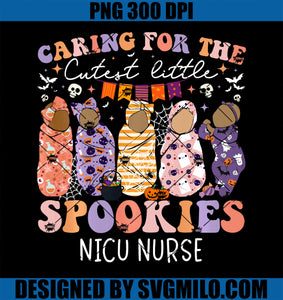 Caring For The Cutest Little Spookies NICU Nurse Halloween PNG