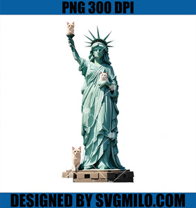 Cat Ladies for Kamala Statue of Liberty With Cats PNG
