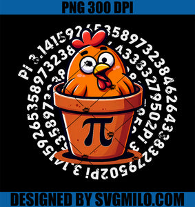 Chicken Pot PI Day PNG, Math Teacher PNG