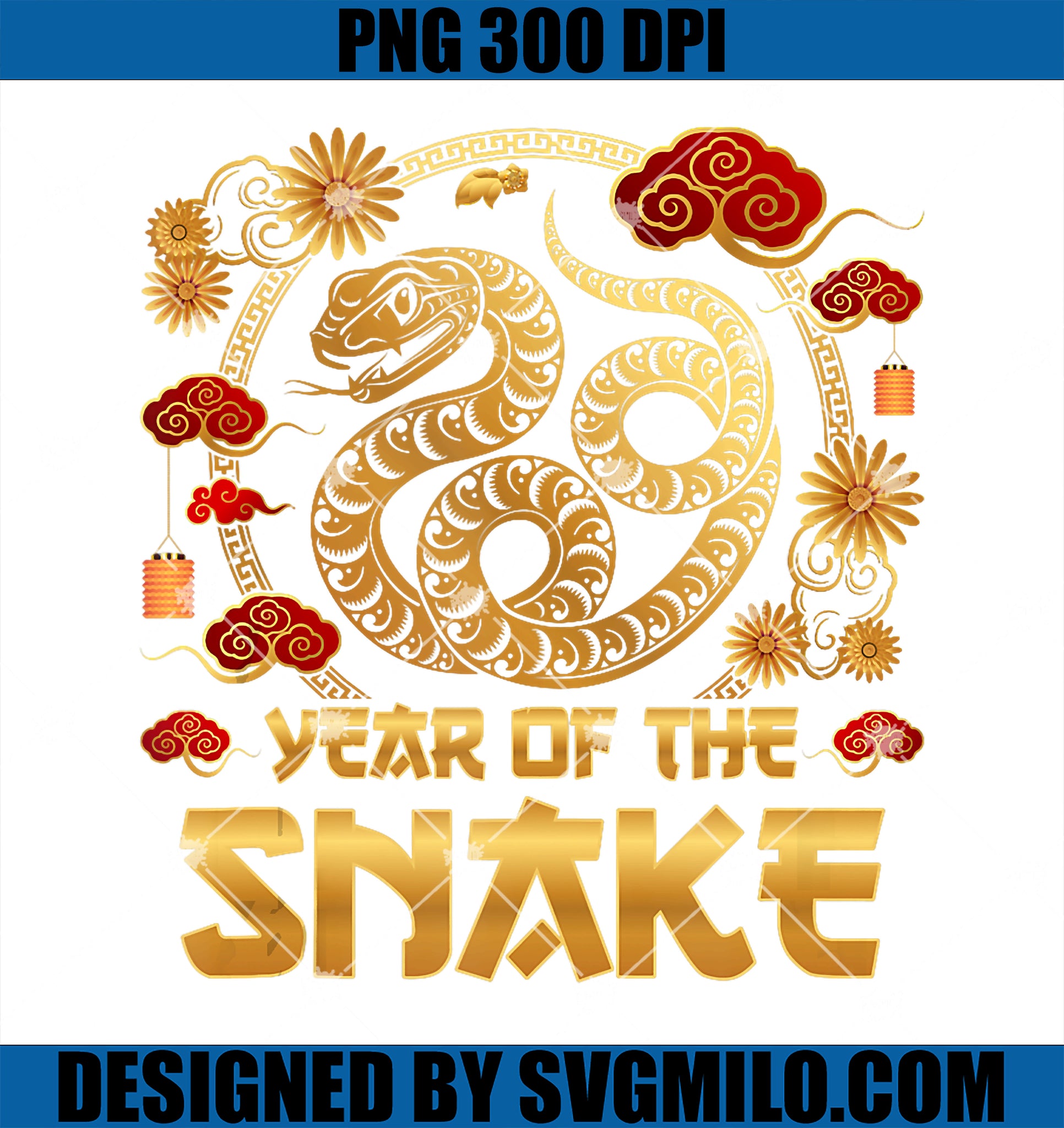 Chinese New Year 2025 Year of the Snake PNG