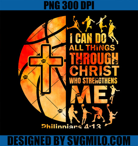 Christian Basketball Men Youth Boys Religious Bible Verses PNG