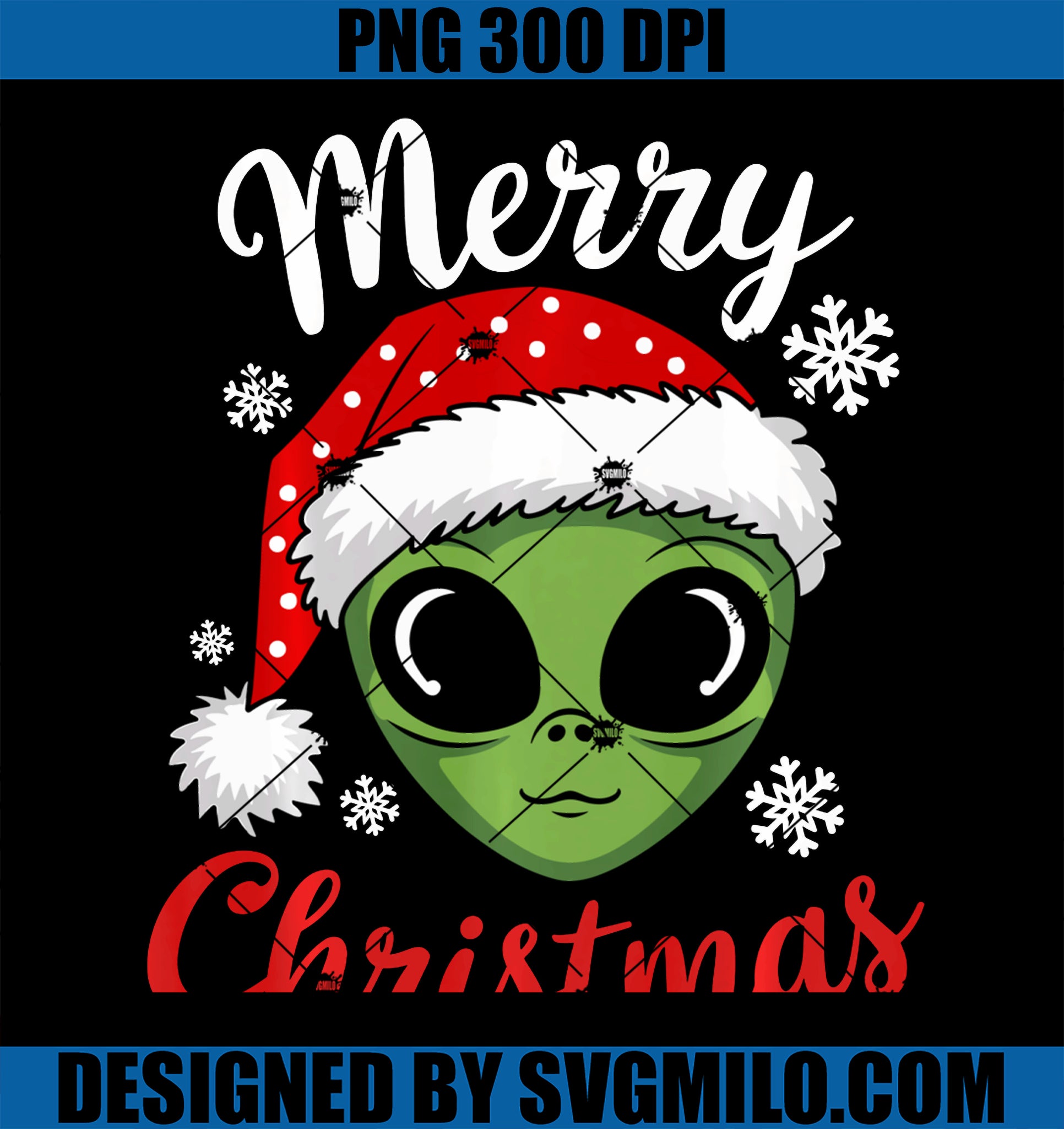 Christmas Alien Santa Christmas UFO Alien Xmas PNG