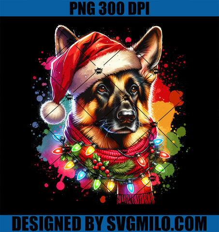 Christmas German Shepherd Xmas PNG, Shepherd Mom Dog Lover PNG