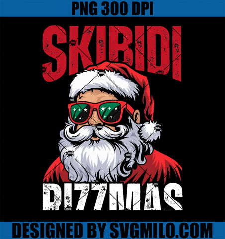 Christmas Rizz Santa Skibidi Rizzmas PNG