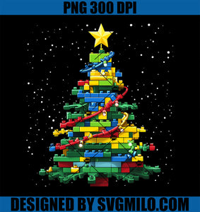 Christmas Tree Block Brick Building Xmas Master Builder PNG