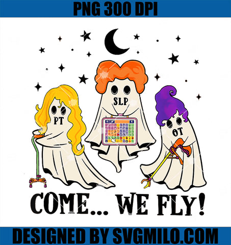 Come We Fly PNG, Halloween Spooky PNG, Hocus Pocus PNG