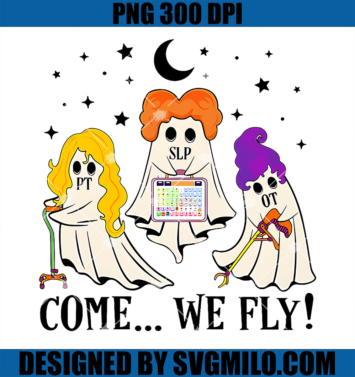 ComeWeFlyPNG_FunnyPTSLPOTNurseGhostNursingHalloweenPNGcopy_1200x1200 ...