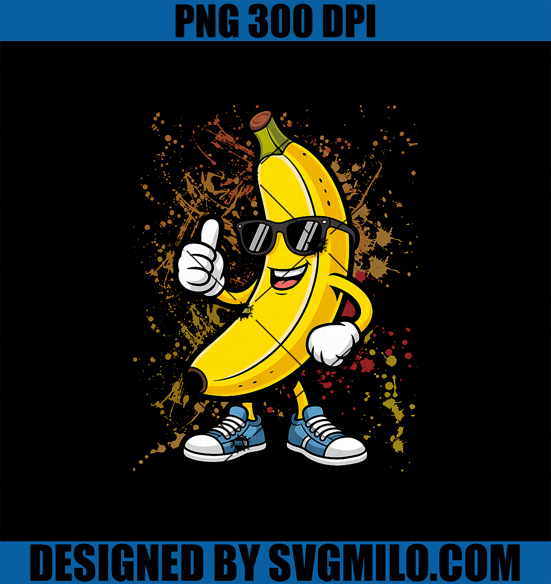 CoolBananaWearingSunglassesPNG