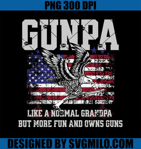 Cool Gunpa Like Normal Grandpa But Own Guns PNG