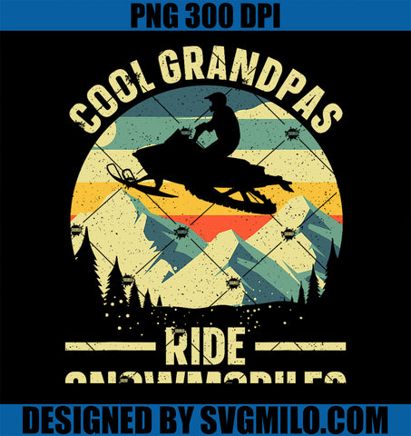 Cool Snowmobile Art For Men Grandpa Snowmobiling Snowmobile PNG