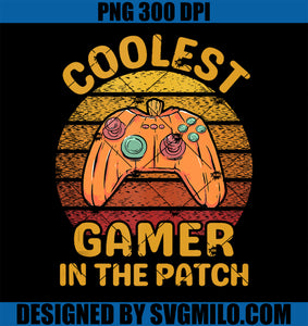 Coolest Gamer In The Patch PNG, Pumpkin Gaming PNG, Halloween Game PNG