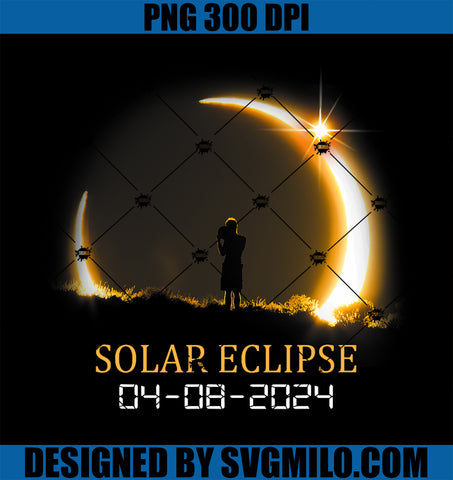 Countdown To Total Solar Eclipse 04-08-2024 PNG