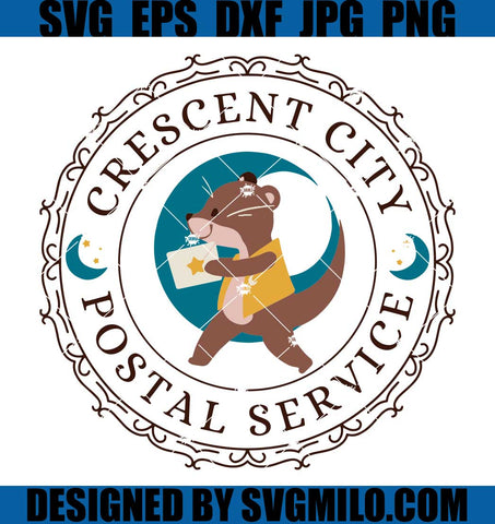 Crescent City Postal Service SVG, Crescent City SVG